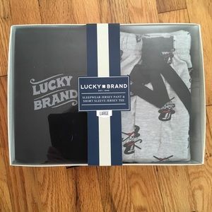 Lucky Men’s Pajama Tee & Lounge Pant Set